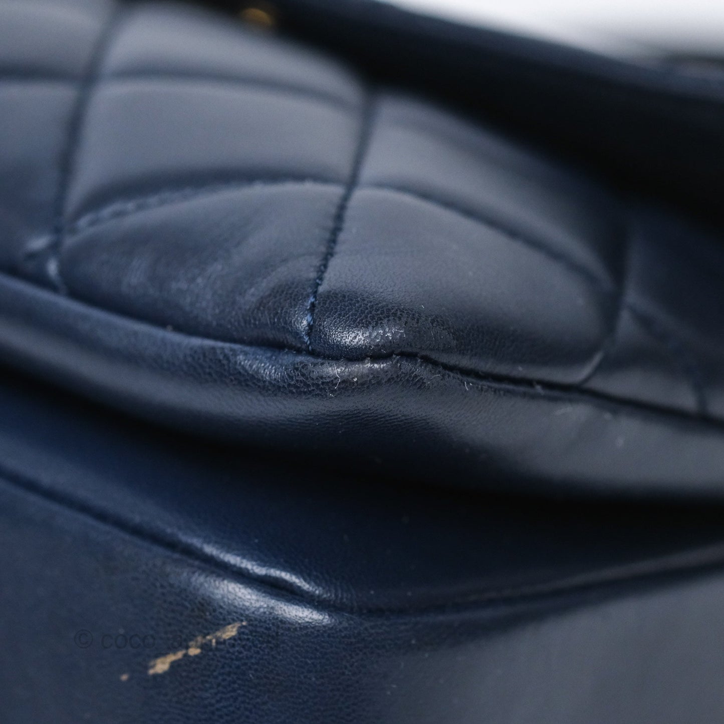 Chanel Small Trendy CC Navy Lambskin Gold Hardware