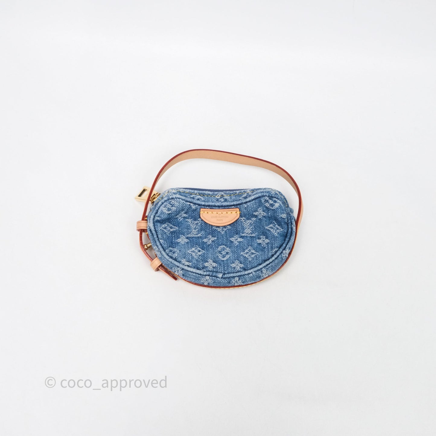 Louis Vuitton Croissant MM Denim Blue Monogram