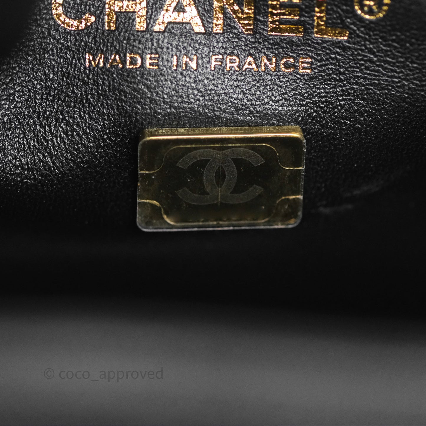 Chanel Mini Bucket Tote Black Caviar Gold Hardware 22S