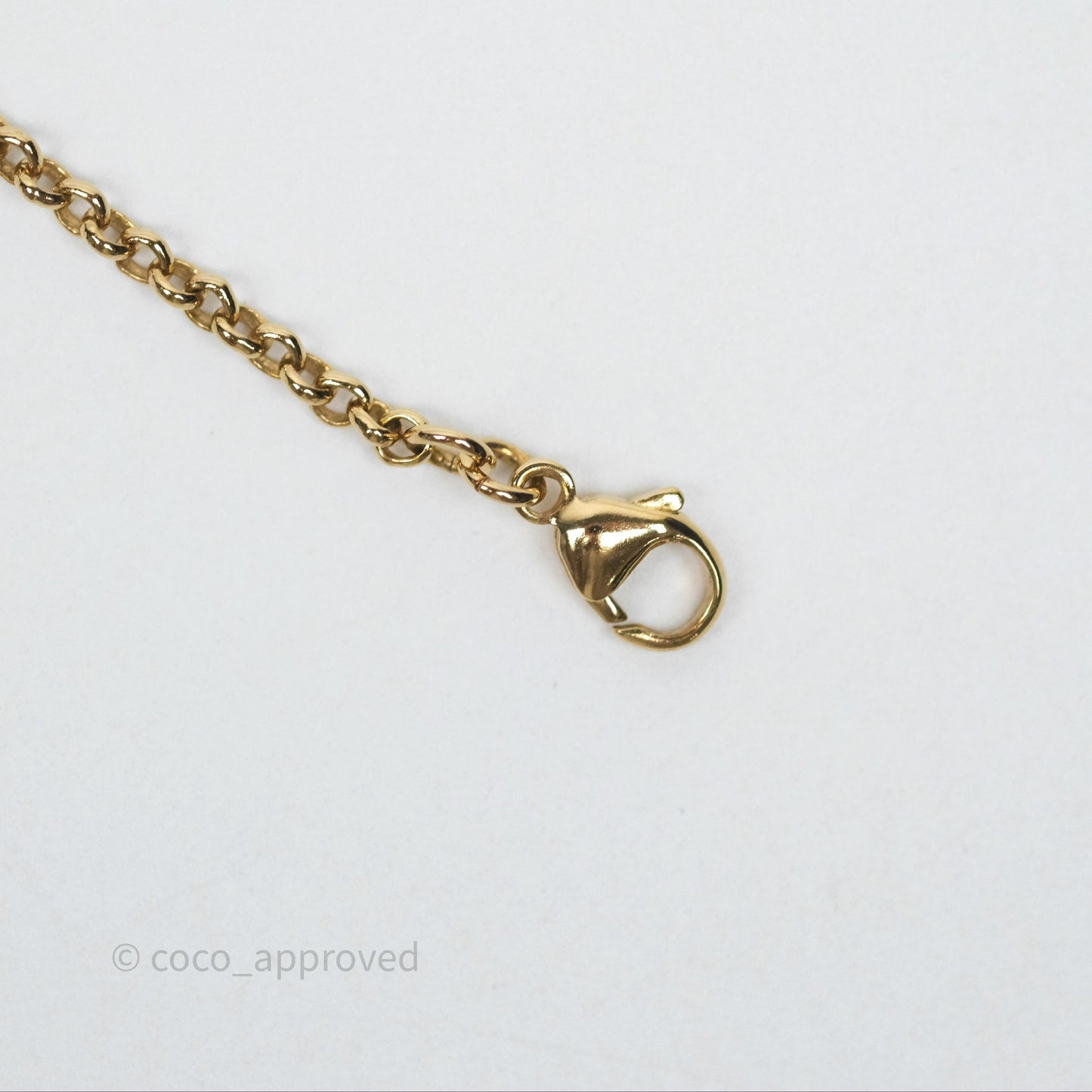 Chanel Square Black/ White CC Choker Gold Tone 24P