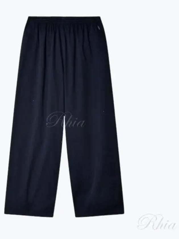 Luxury Balenciaga Cotton Straight Pants Blue