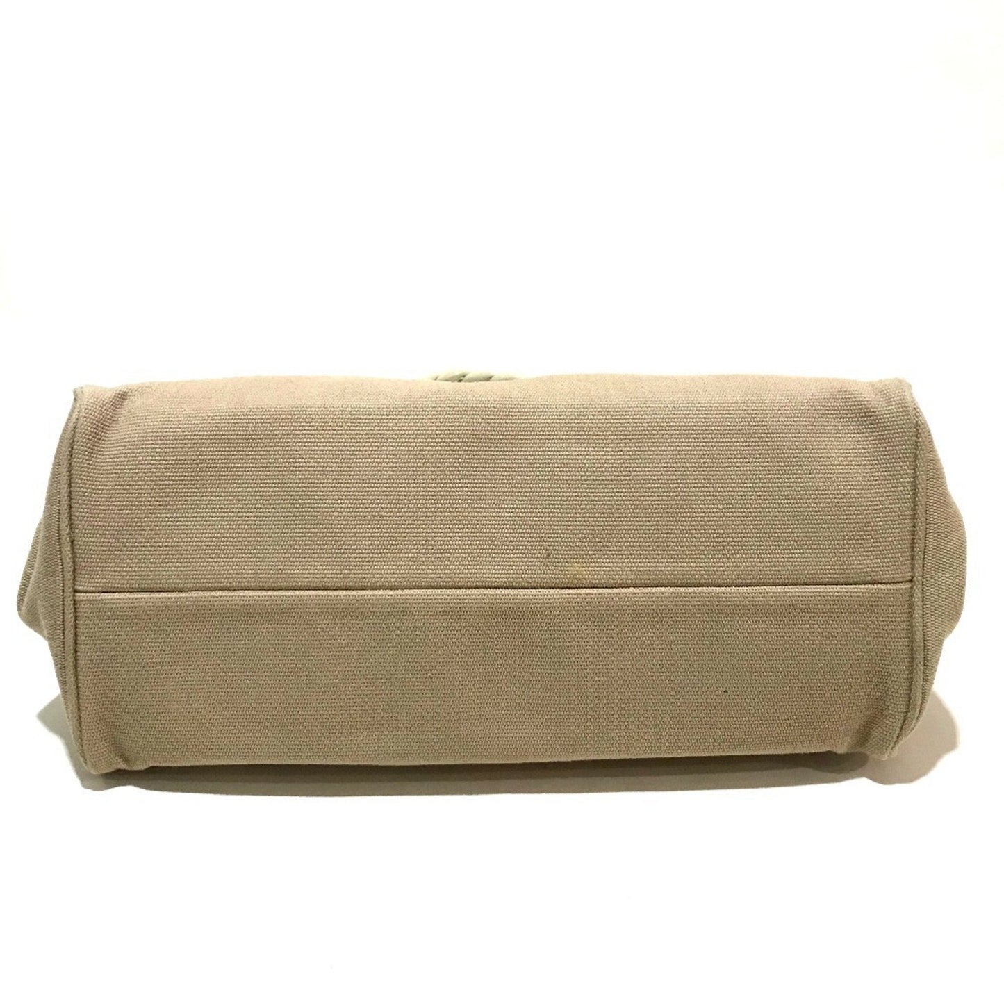 Luxury Bottega Veneta  ivory Canvas Leather Shoulder Bag Tote Bag ()