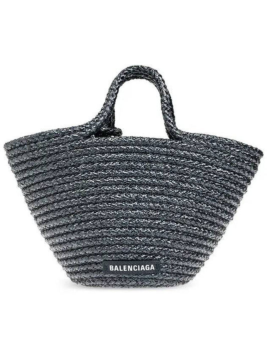 Luxury Balenciaga Ibiza Small Tote Bag Navy