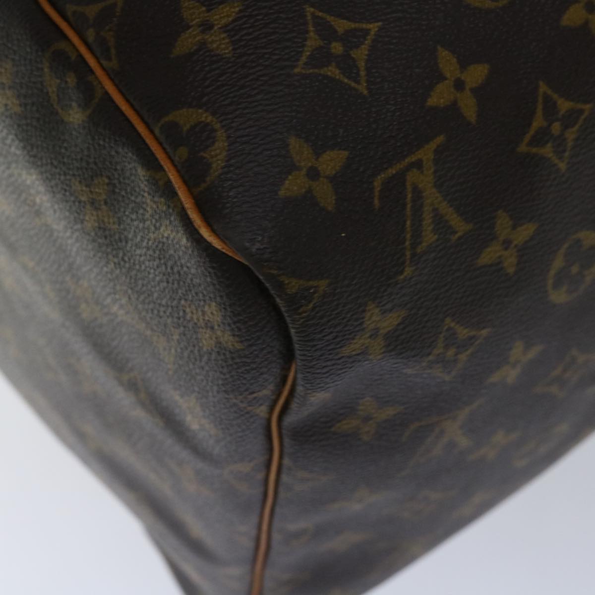 LOUIS VUITTON Monogram Keepall 55 Boston Bag M41424 LV 68001