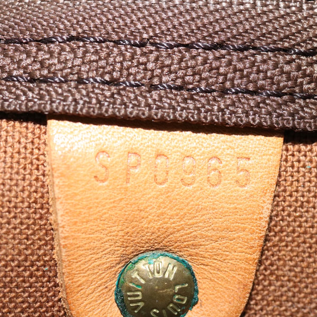 LOUIS VUITTON Monogram Keepall 55 Boston Bag M41424 LV 68001