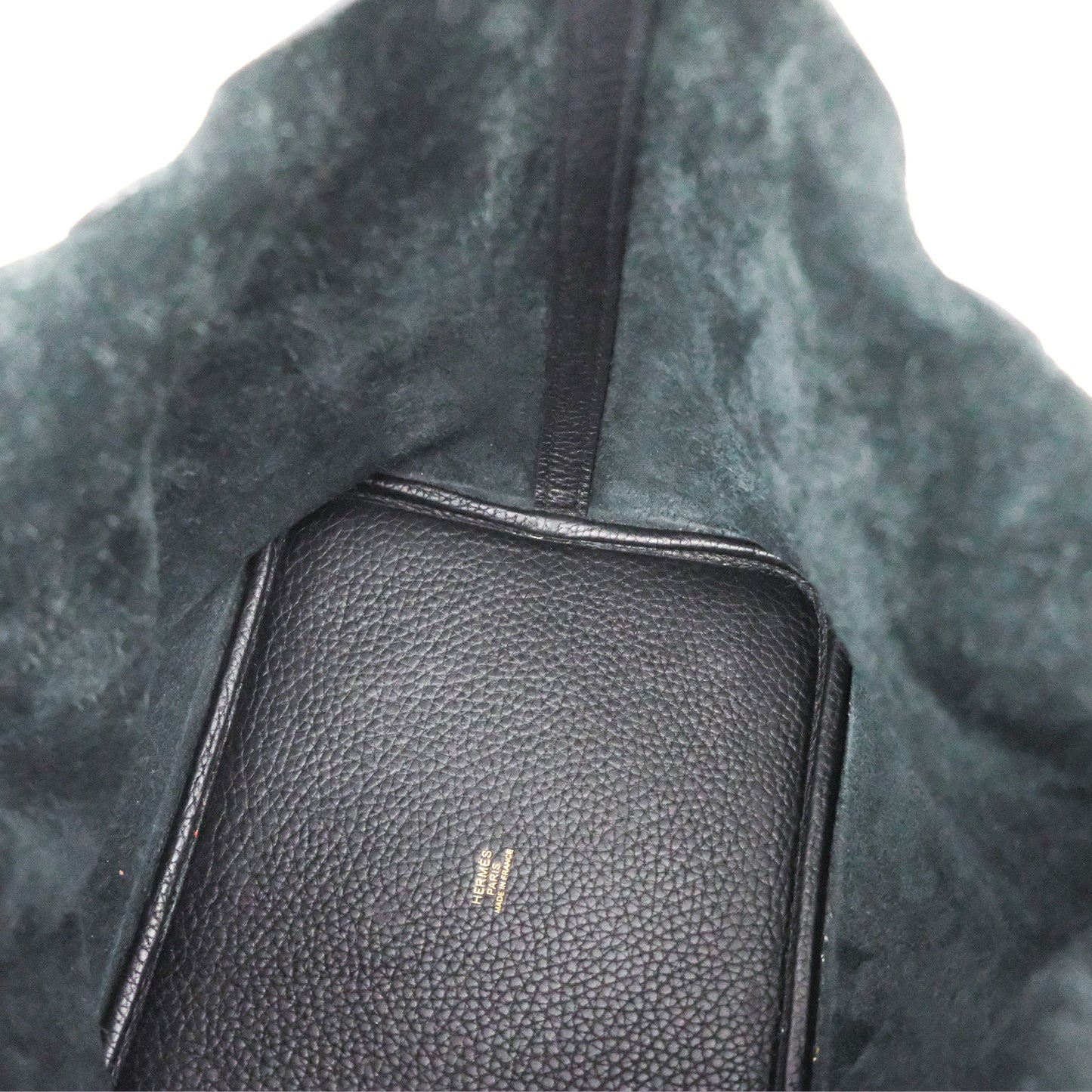 Hermès Picotin 22 Black Noir 89 Clemence Gold Hardware