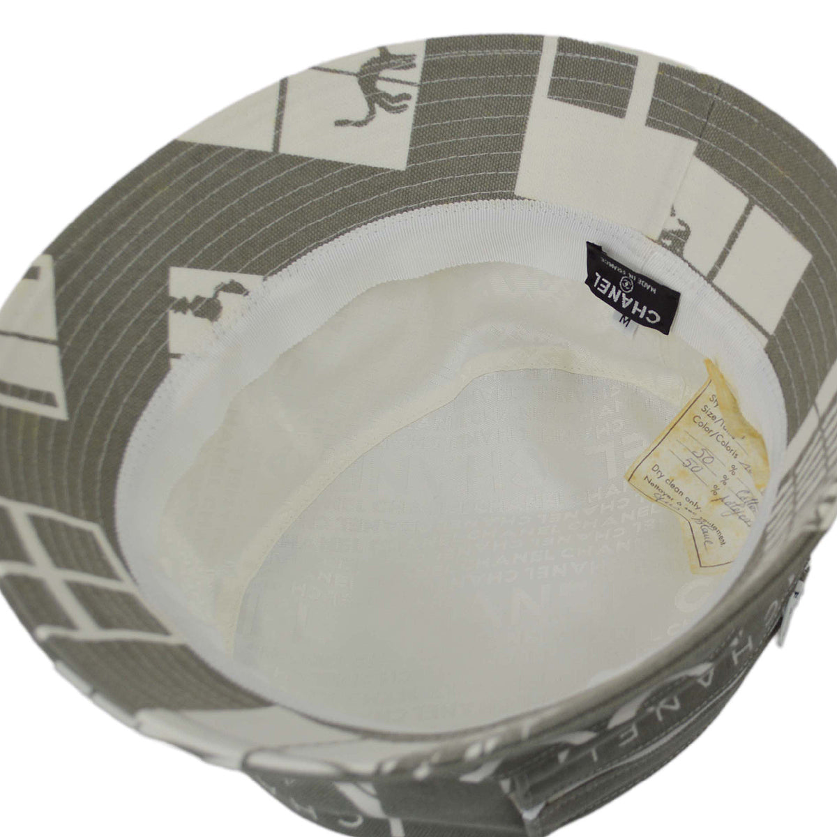 Luxury Chanel 2003 Spring Windows Line Bucket Hat #M