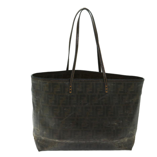 Luxury FendiZucca Canvas Tote Bag Brown68069