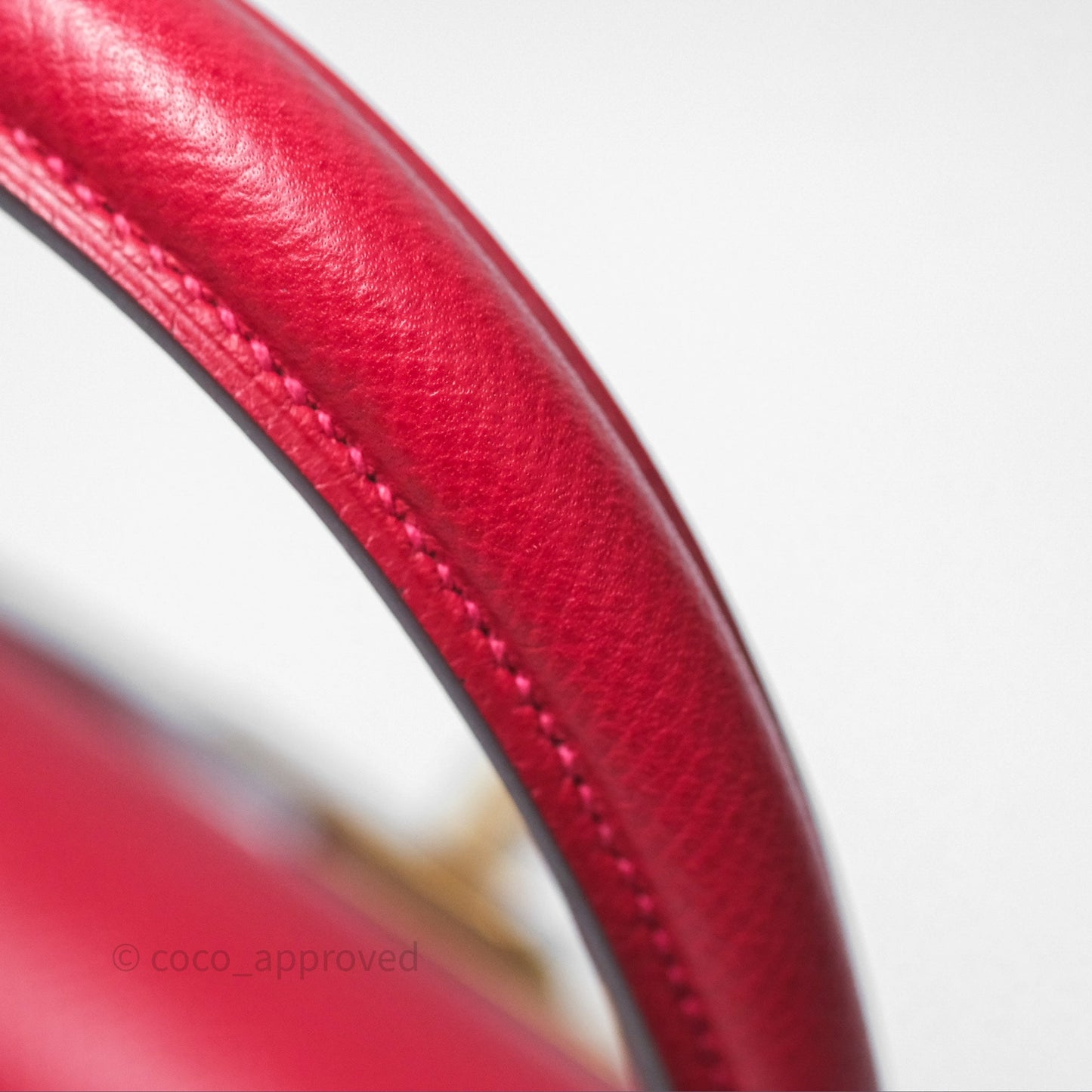 Hermès Sellier Kelly 25 Rouge Casaque Q5 Epsom Gold Hardware