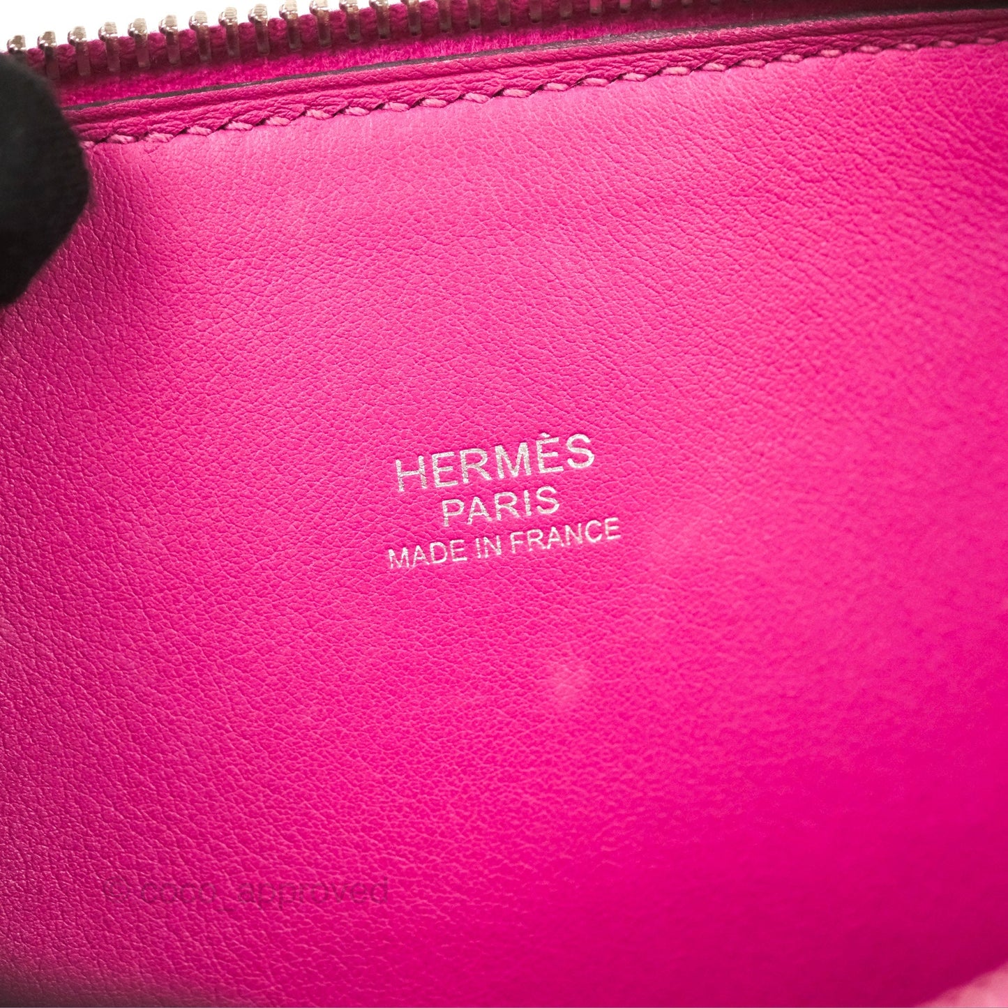 Hermès Bolide 27 Rose Pourpre Swift Palladium Hardware