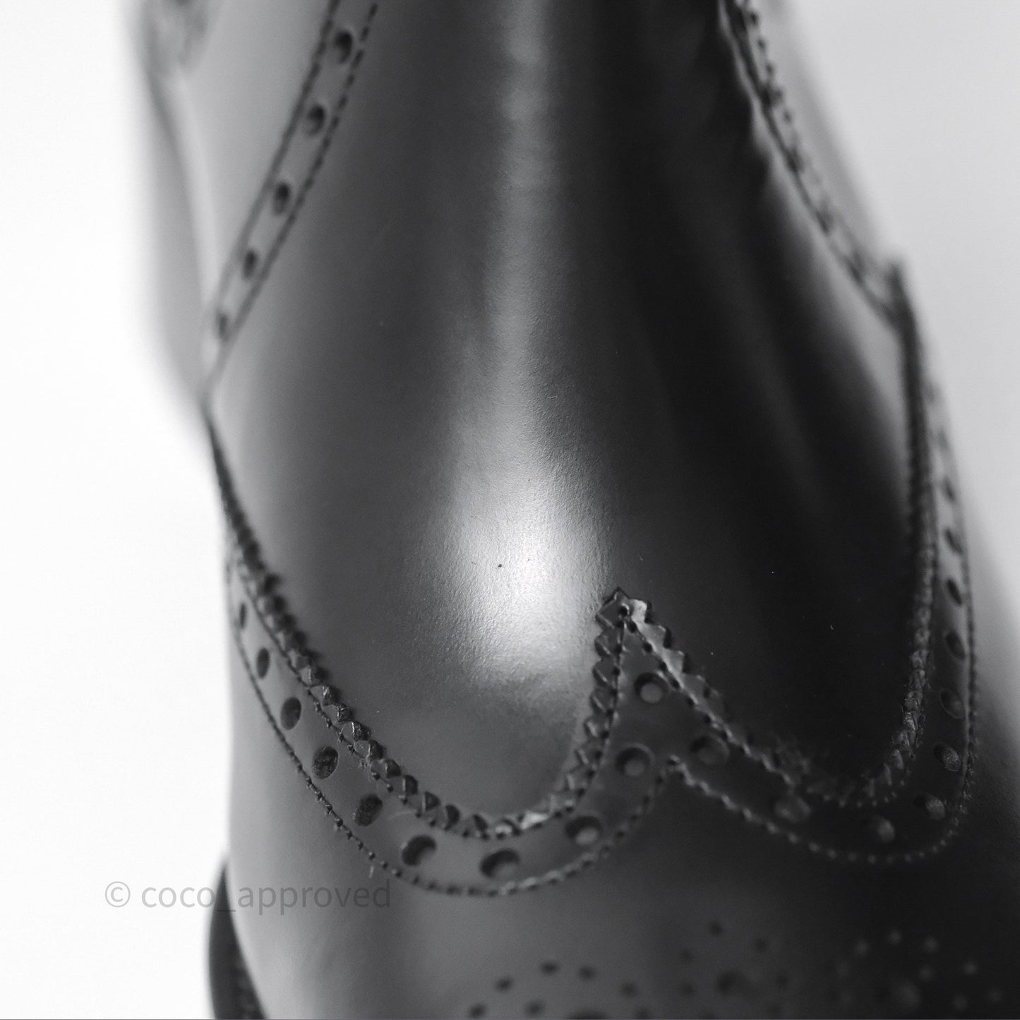 Hermès Hill Ankle Boot Black Calfskin Size 38