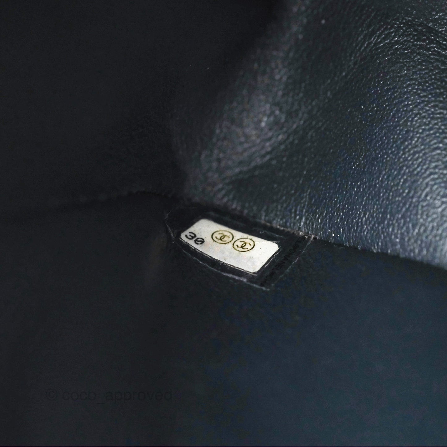 Chanel Mini Reissue 224 Navy Aged Calfskin Aged Gold Hardware