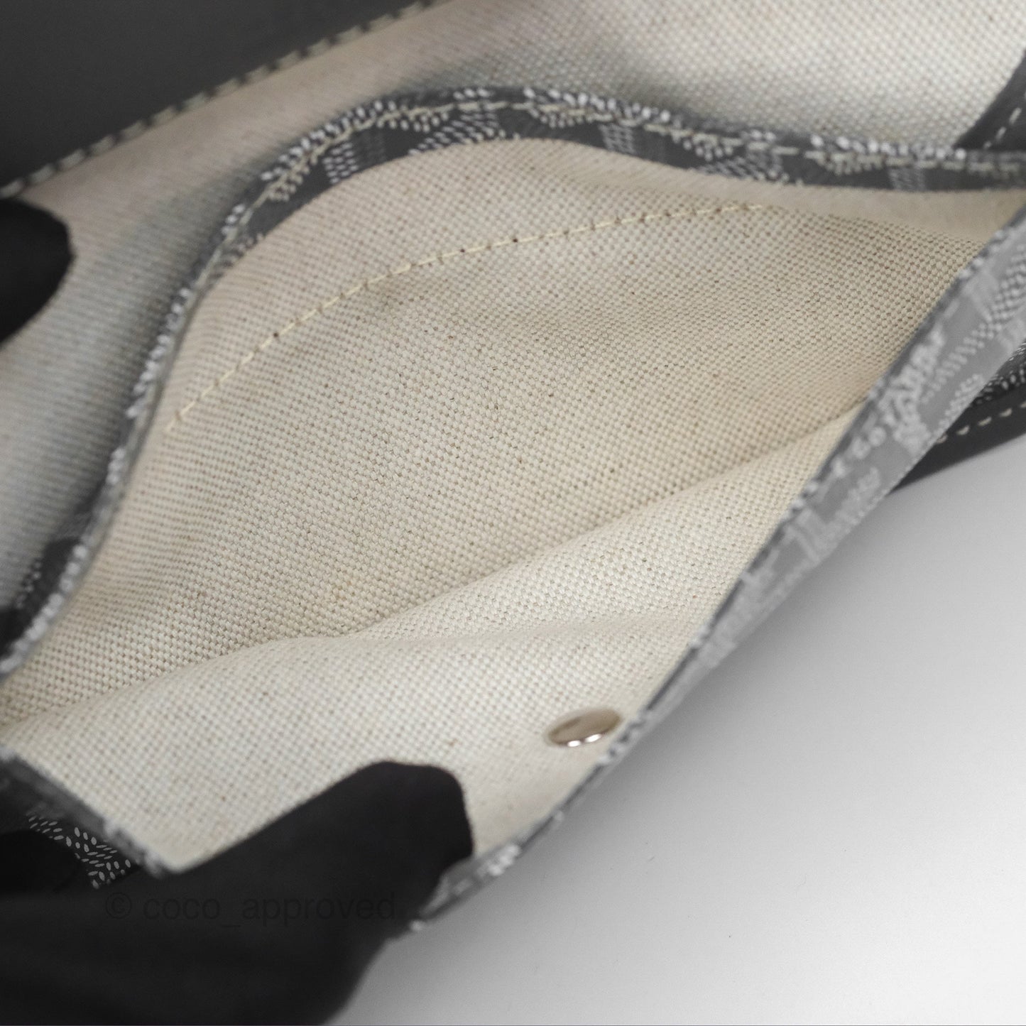 Goyard Bohème Hobo Bag Grey Goyardine Canvas