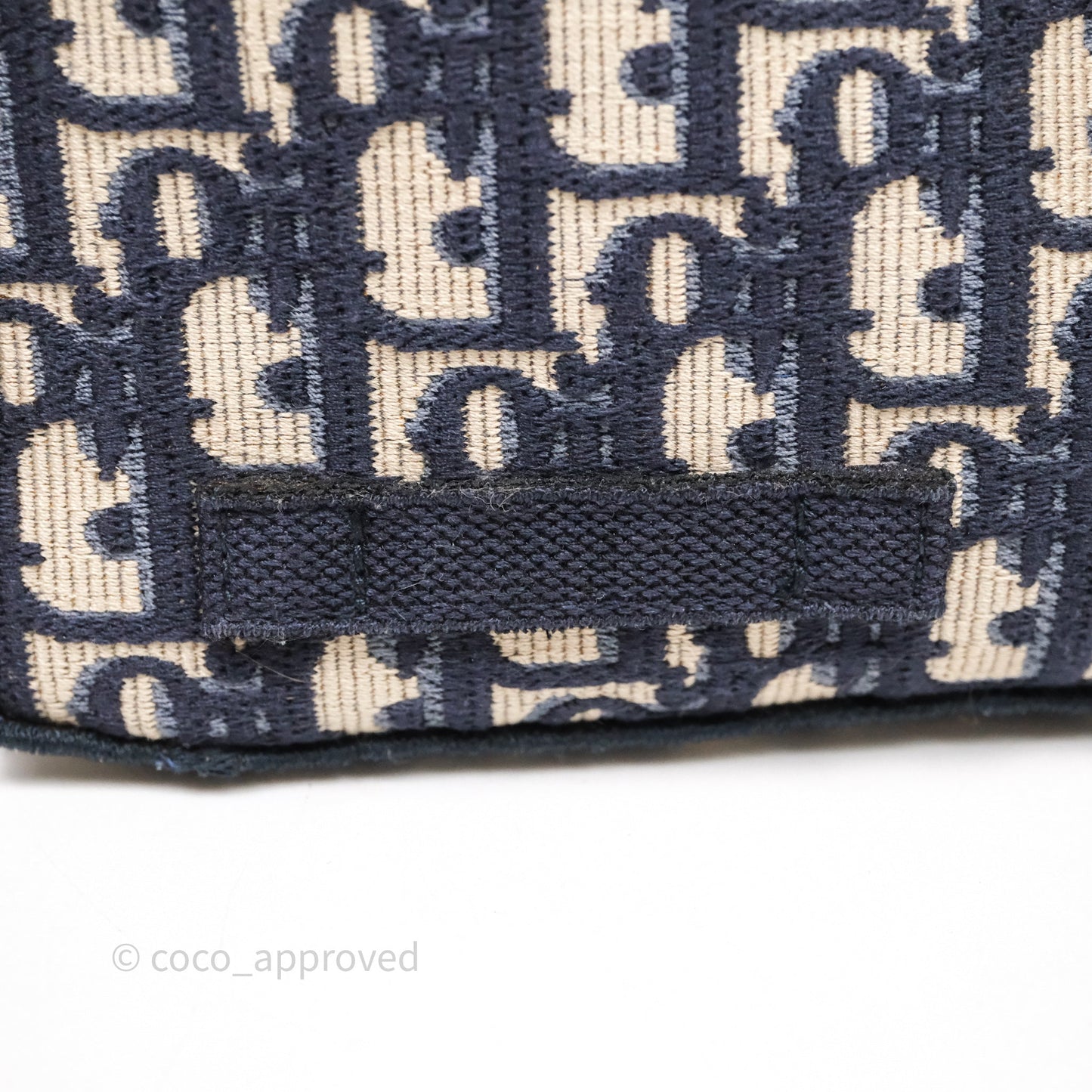 Christian Dior Medium DiorCamp Messenger Bag Oblique Embroidery Blue