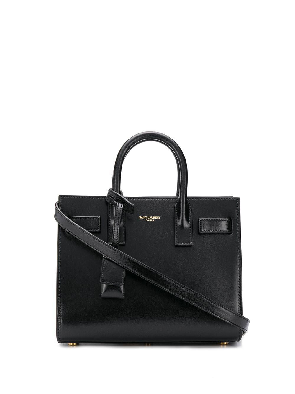 Luxury Saint Laurent Women's Ysl Sac De Jour Nano Bag in Nero/Nero | 39203502G9W1000