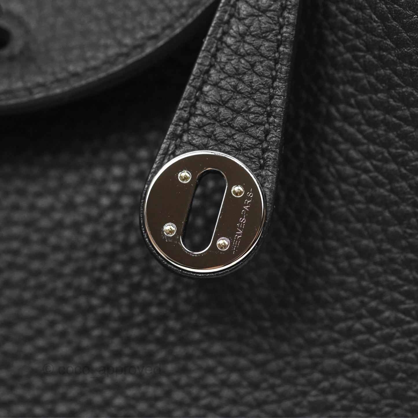 Hermès Mini Lindy 20 Noir 89 Clemence Palladium Hardware