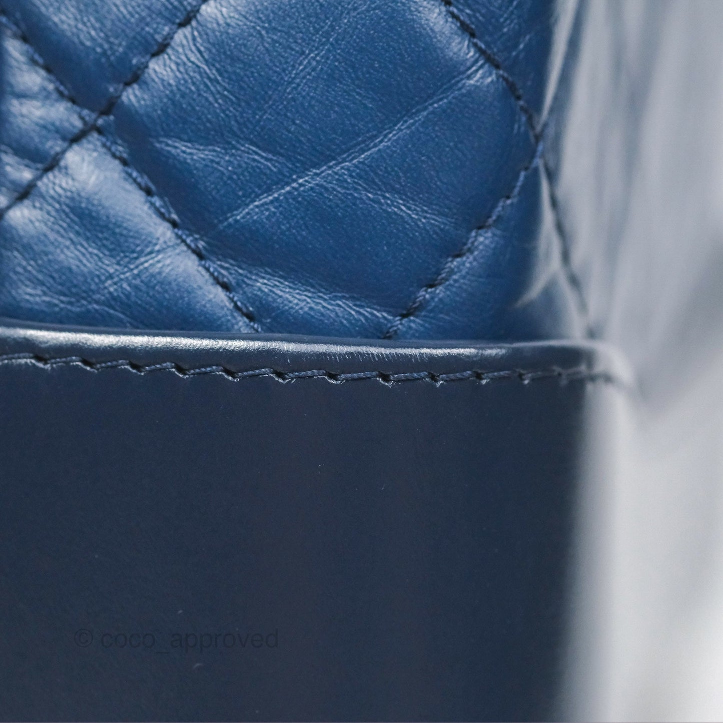 Chanel Small Gabrielle Backpack Navy Aged Calfskin