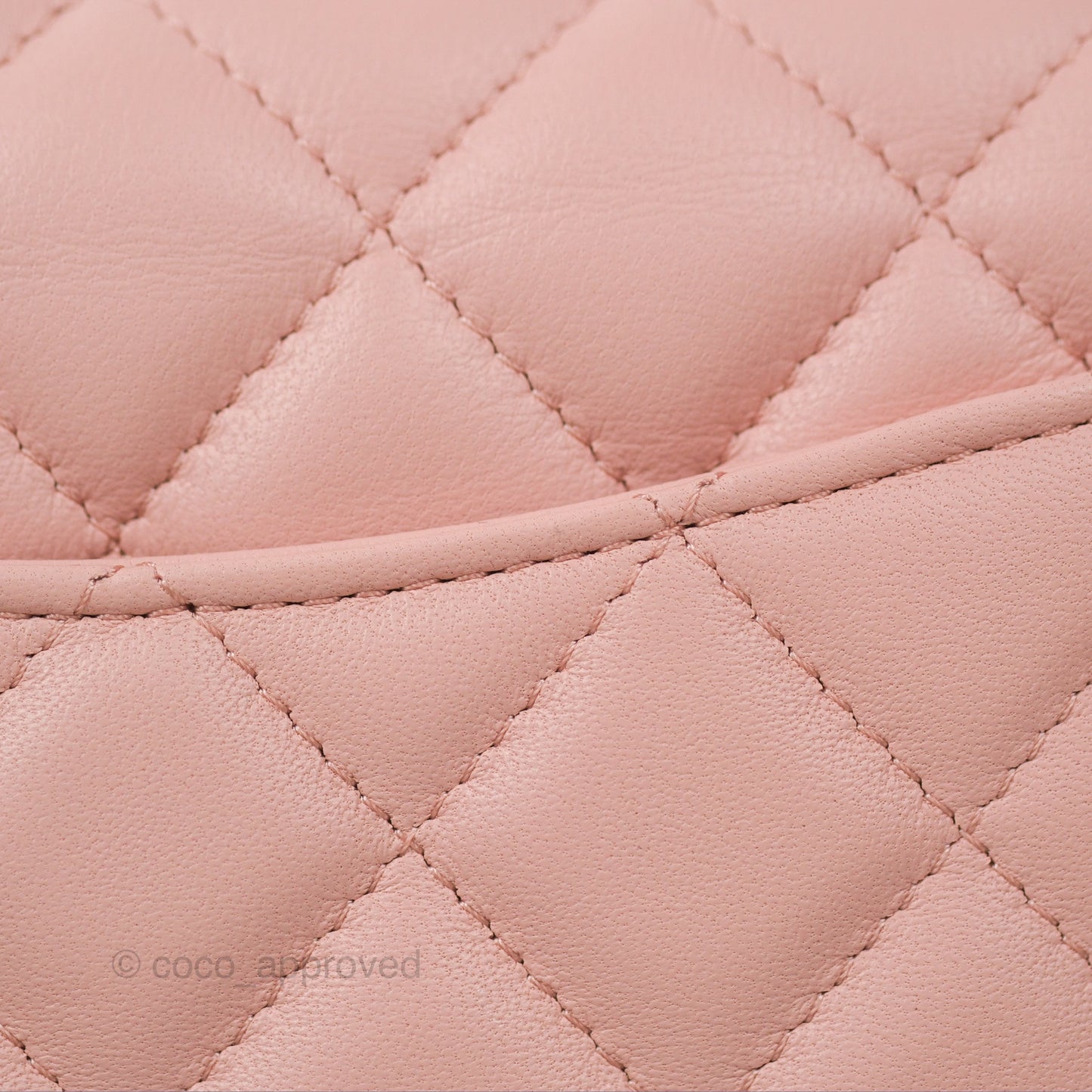 Chanel Quilted Mini Rectangular Flap Baby Pink Lambskin Gold Hardware