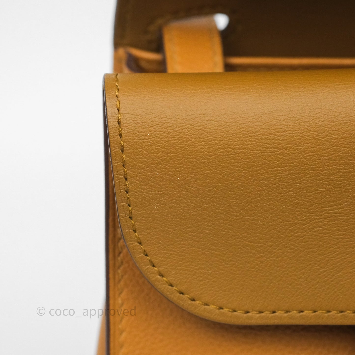 Hermès Halzan 25 Caramel 28 Evercolor Gold Hardware
