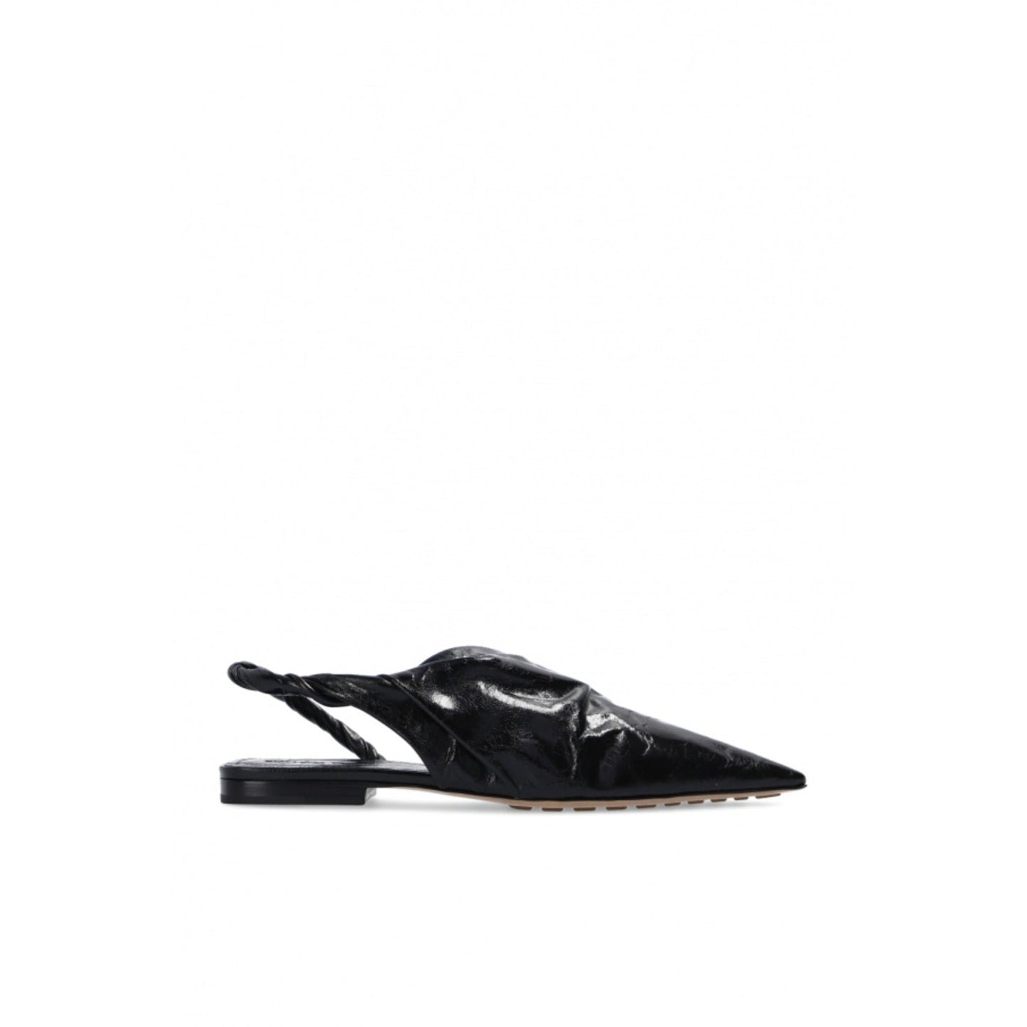 Luxury Bottega Veneta Pointed Toe Slingback Flats