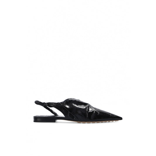 Luxury Bottega Veneta Pointed Toe Slingback Flats