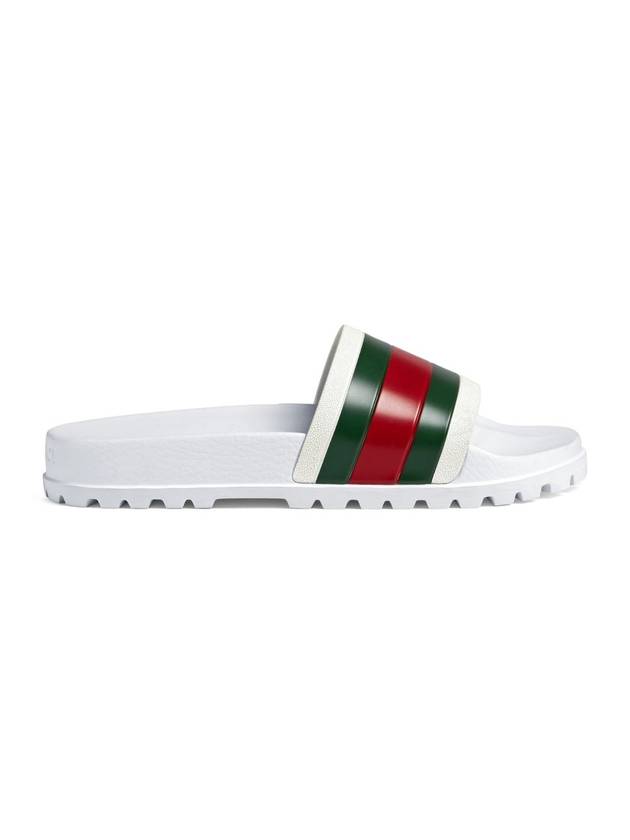 Luxury Gucci Trending 2025 Web Slippers White