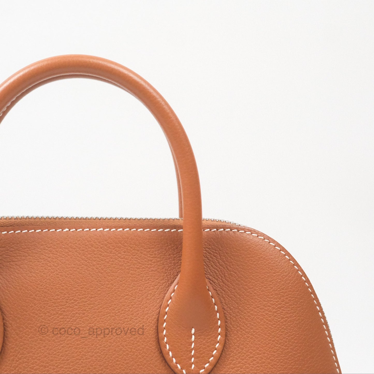 Hermès Bolide 1923 25 Gold 37 Evercolor Palladium Hardware