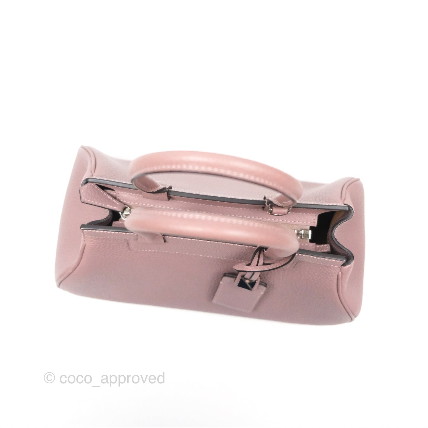 Moynat Pauline PM Bag Purple Calfskin Silver Hardware