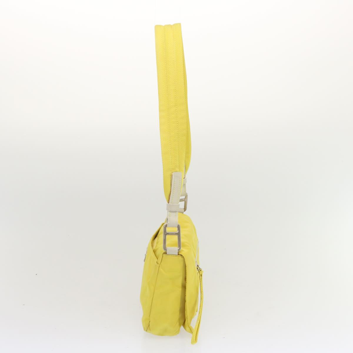Luxury PradaShoulder Bag Nylon Yellow 68364