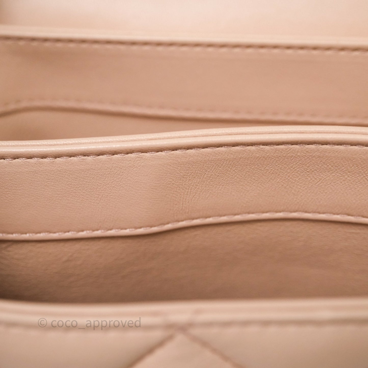 Chanel Small Trendy CC Beige Lambskin Gold Hardware