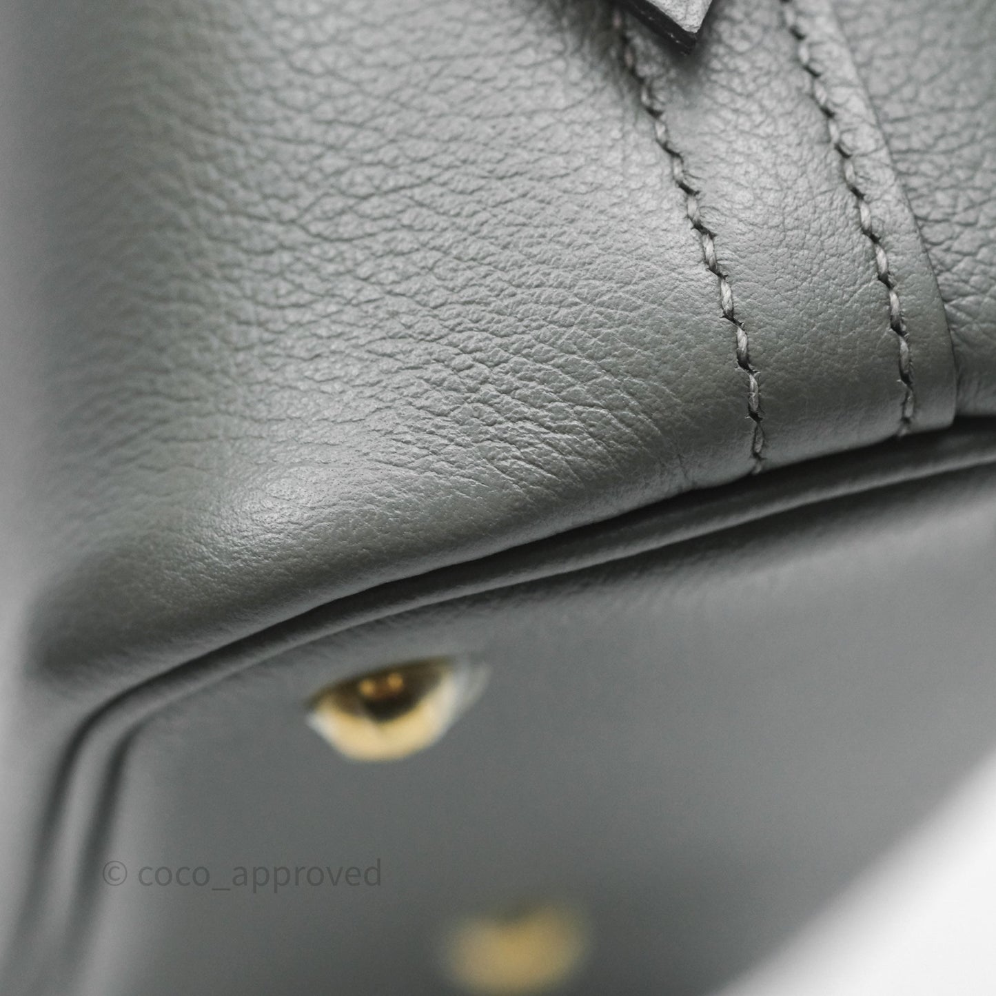 Hermès Bolide 1923 25 Gris Meyer 0L Evercolor Gold Hardware