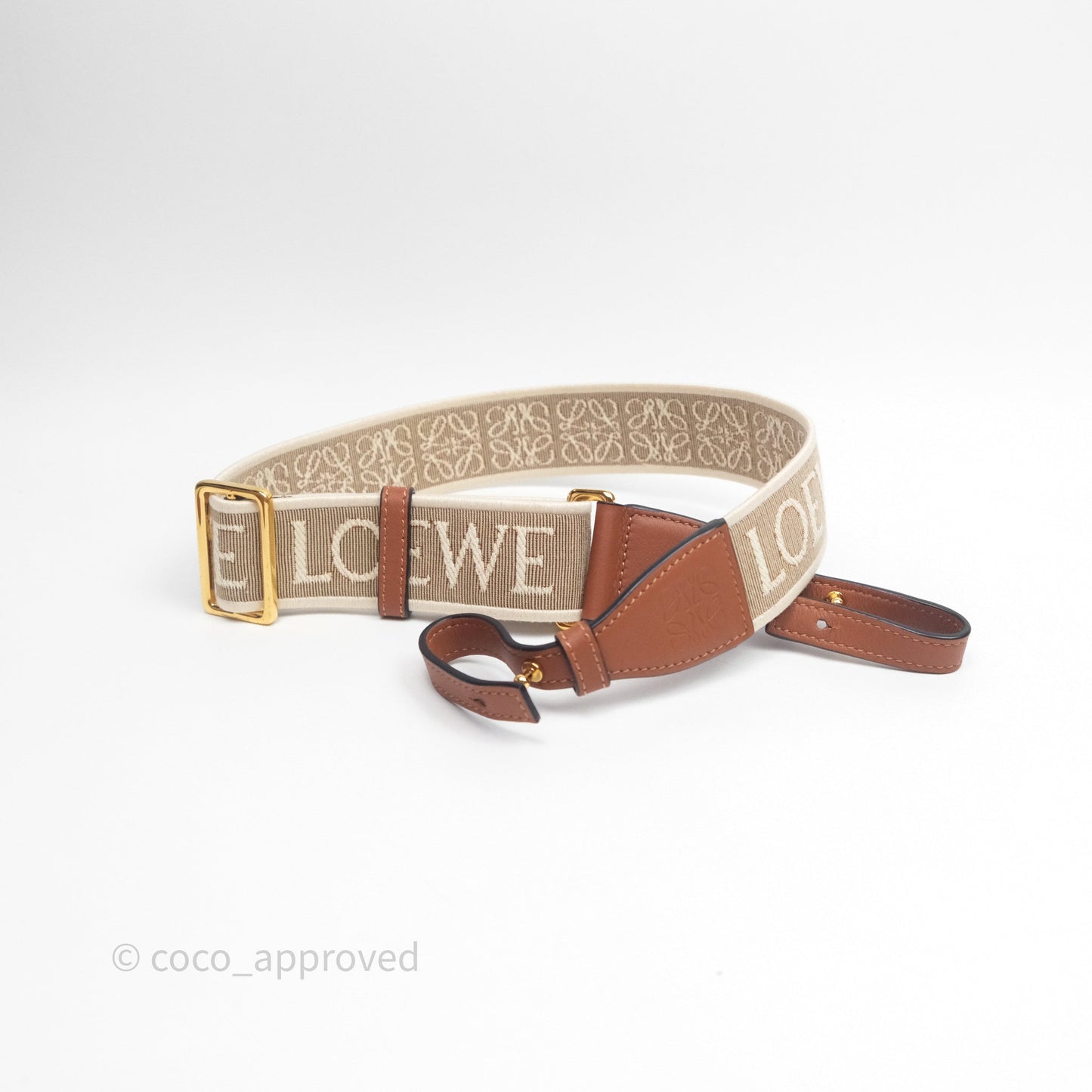 Loewe Mini Gate Belt Bag in Soft Calfskin Brown
