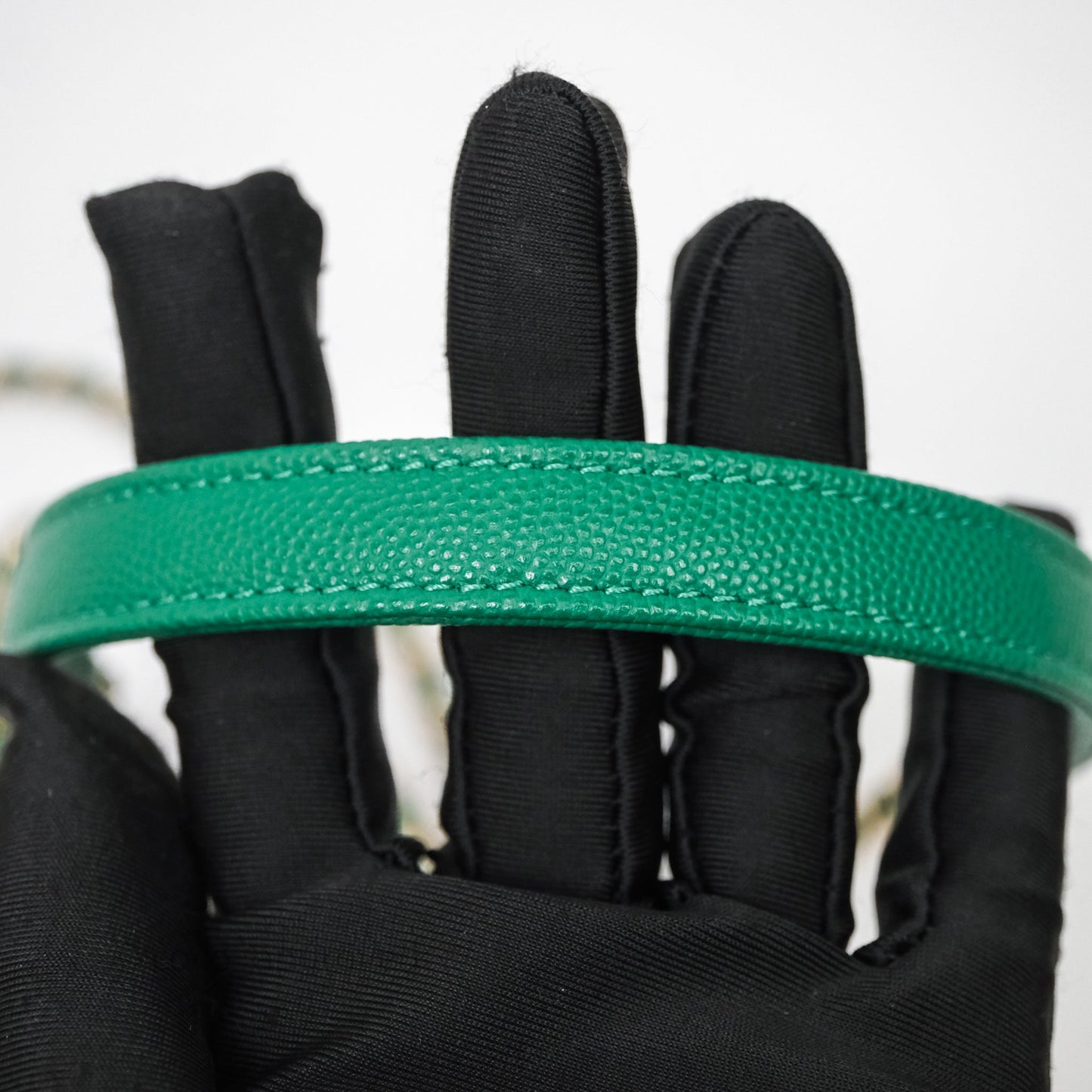 Chanel Mini Coco Handle Quilted Green Caviar Gold Hardware