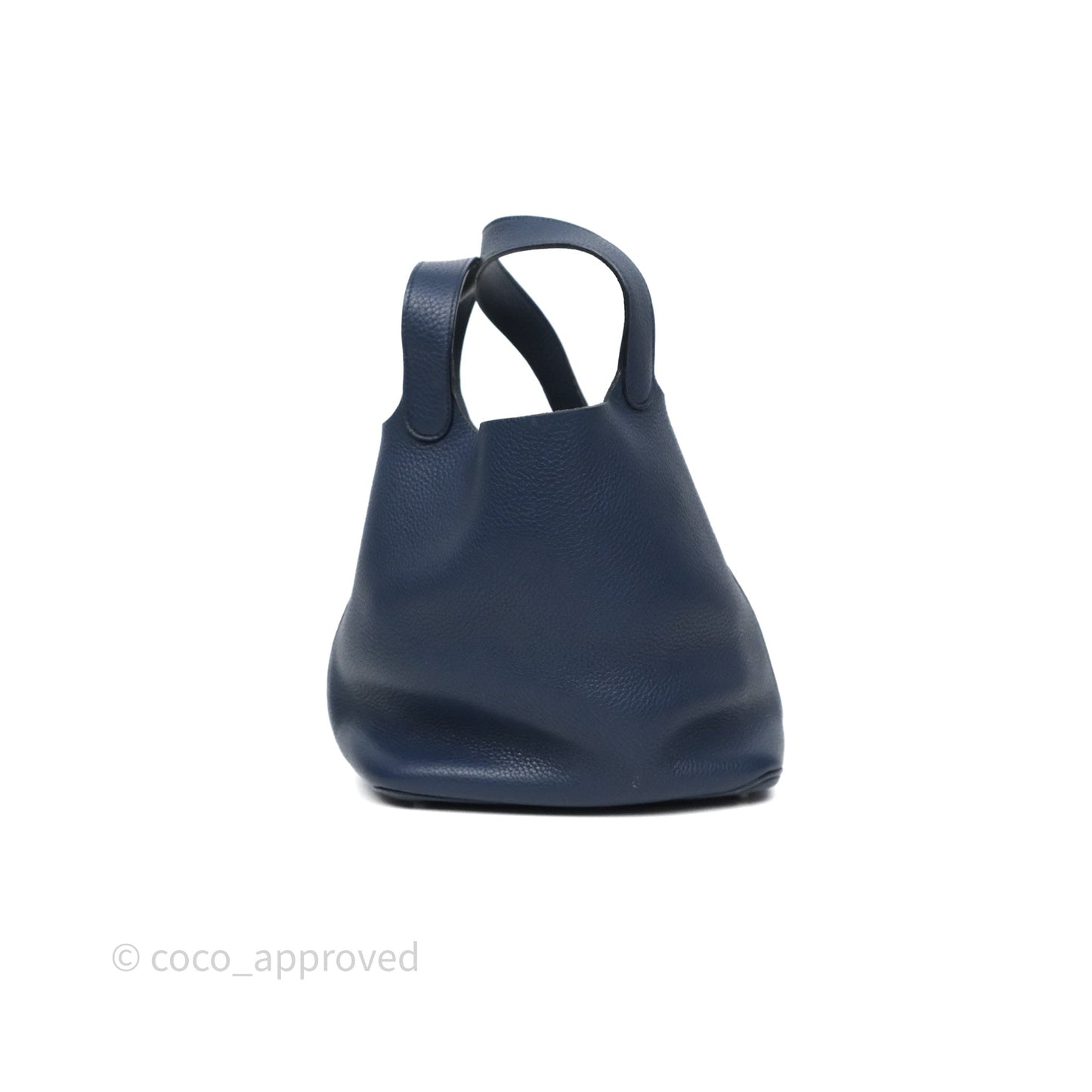 Hermès Picotin 22 Bleu Nuit 2Z Clemence Palladium Hardware