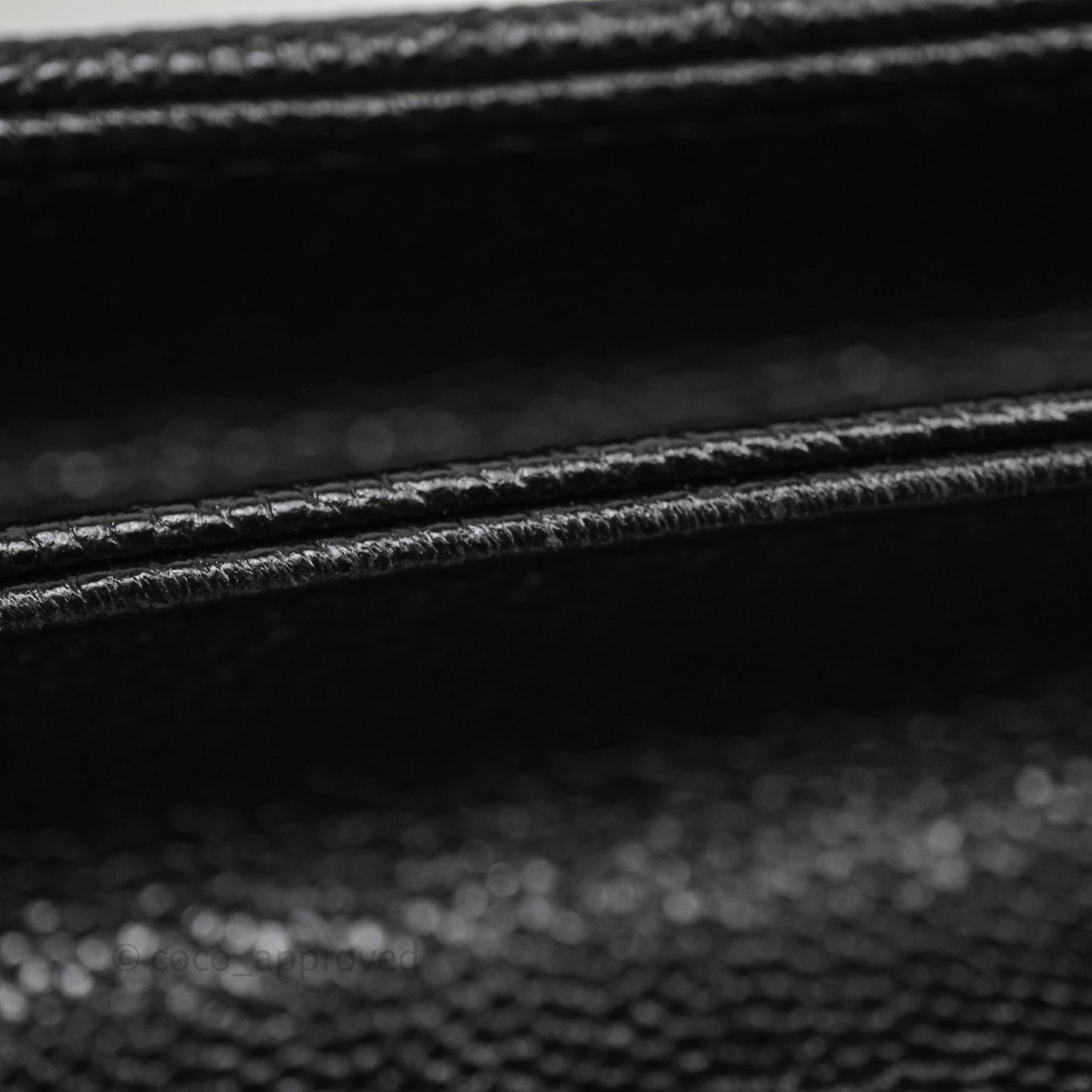 Chanel Quilted Mini Wallet on Chain WOC Black Caviar Gold Hardware