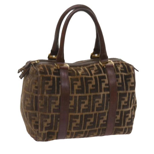 Luxury FendiZucca Canvas Hand Bag Brown68574