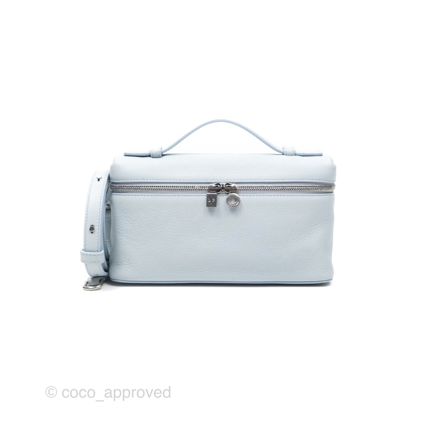Loro Piana Extra Pocket L19 Blue Grained Calfskin