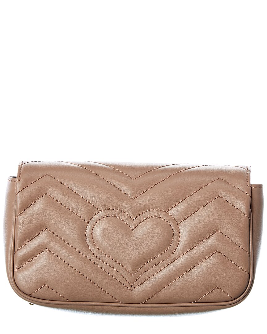 Luxury Gucci Trending 2025 GG Marmont Super Mini Matelasse Leather Shoulder Bag