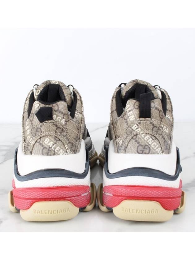Balenciaga Luxury Gucci Trending 2025 Hacker Ebony Triple S Sneakers 36 230