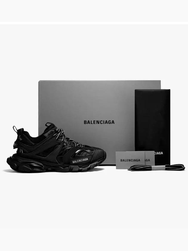 Luxury Balenciaga Track Low Top Sneakers Black