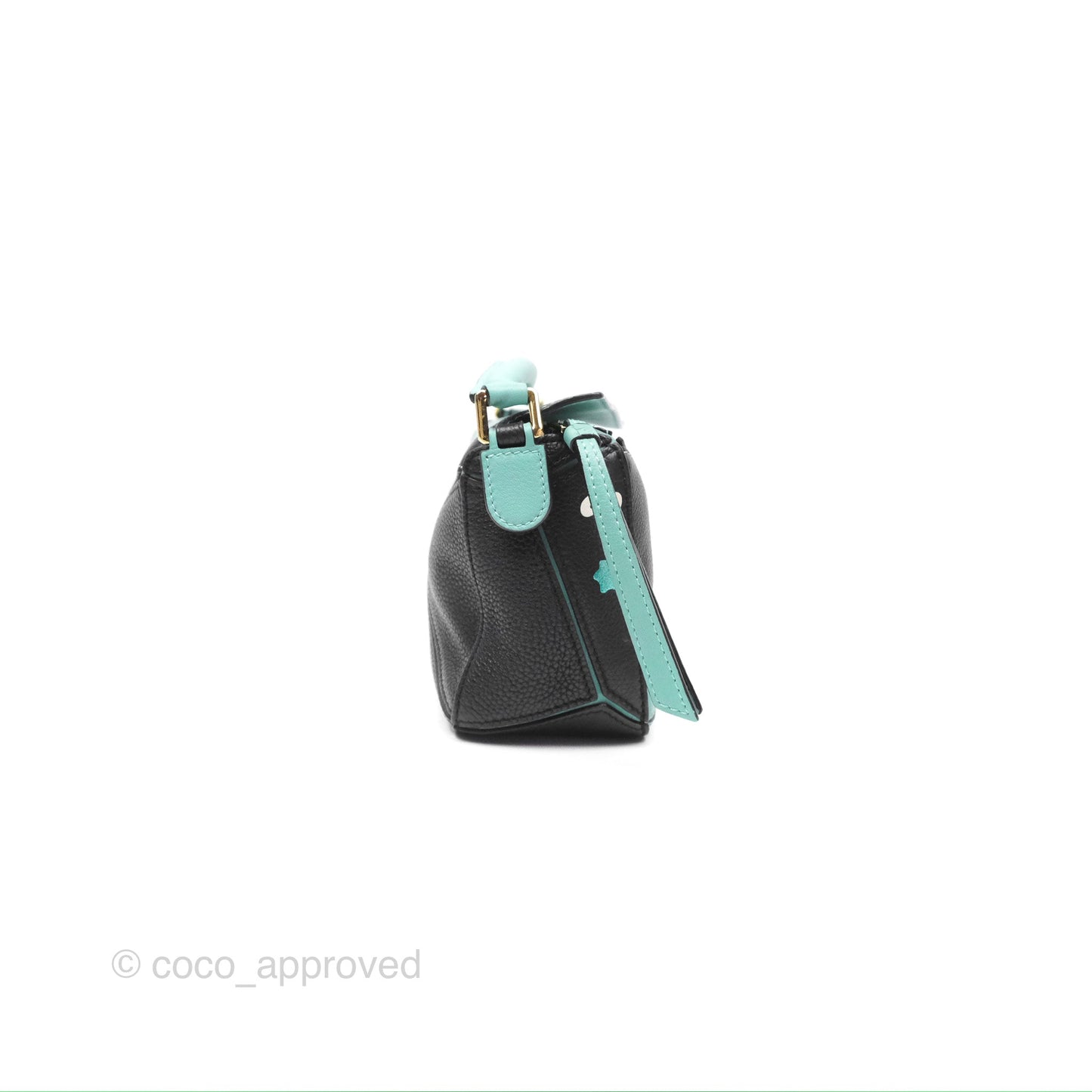 Loewe x Studio Ghibli Spirited Away Mini Puzzle Mint Calfskin