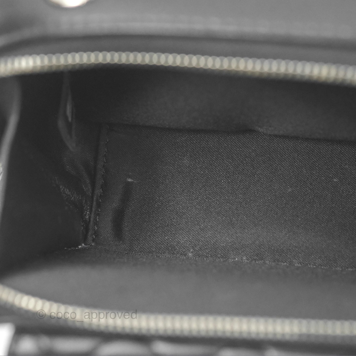 Chanel Small Pocket Box Camera Case Black Lambskin Silver Hardware