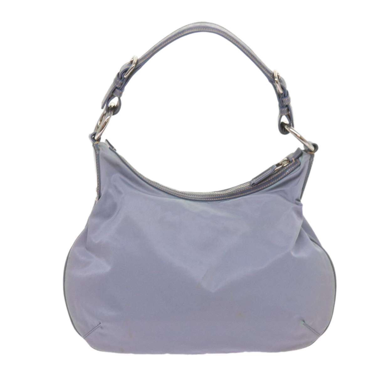 Luxury PradaShoulder Bag Nylon Light Blue 68673