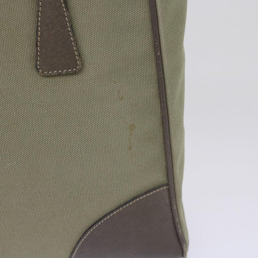 Luxury PradaHand Bag Canvas Khaki 68681