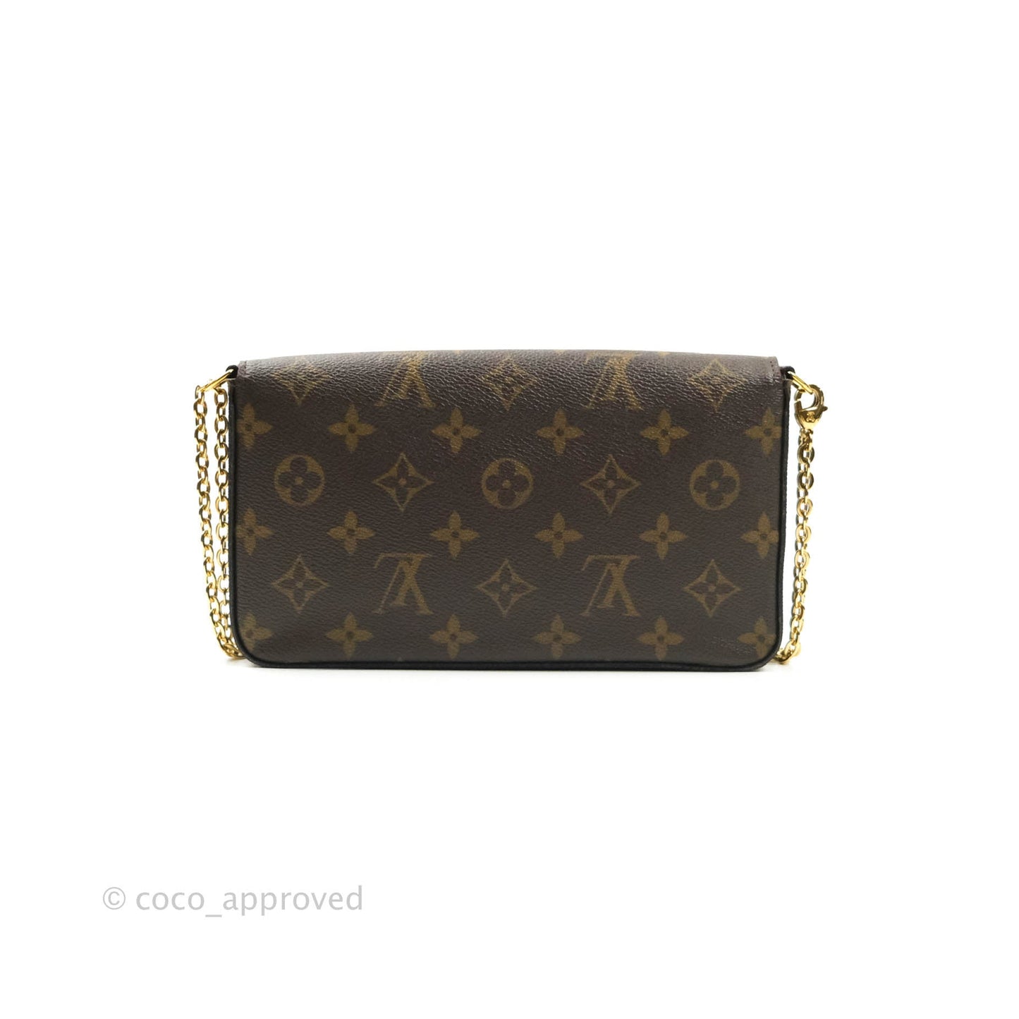 Louis Vuitton Monogram Canvas Pochette Félicie Bag Fuchsia Pink