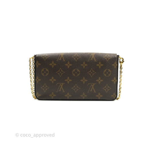 Louis Vuitton Monogram Canvas Pochette Félicie Bag Fuchsia Pink