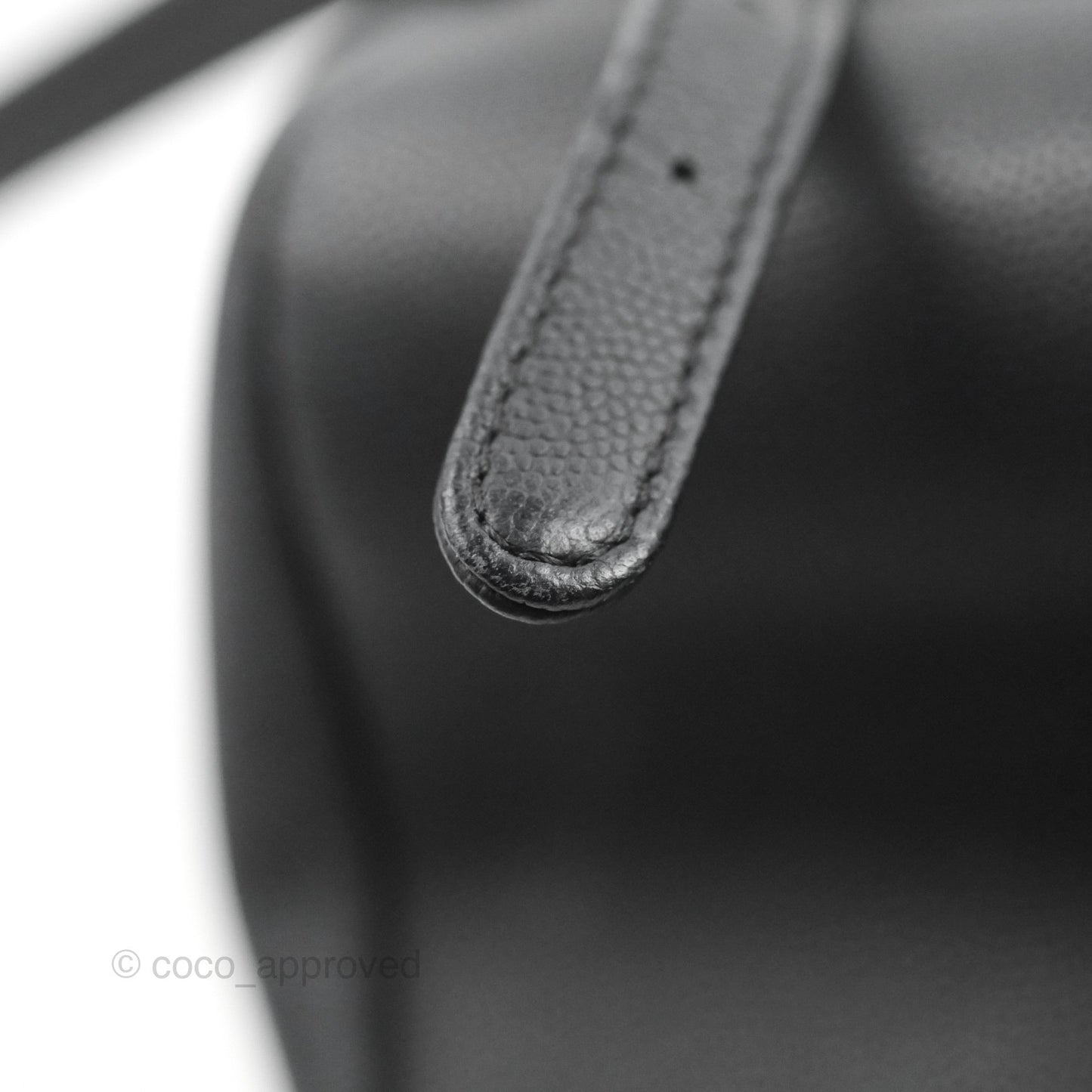 Chanel Quilted Business Affinity Backpack Black Caviar Gold Hardware