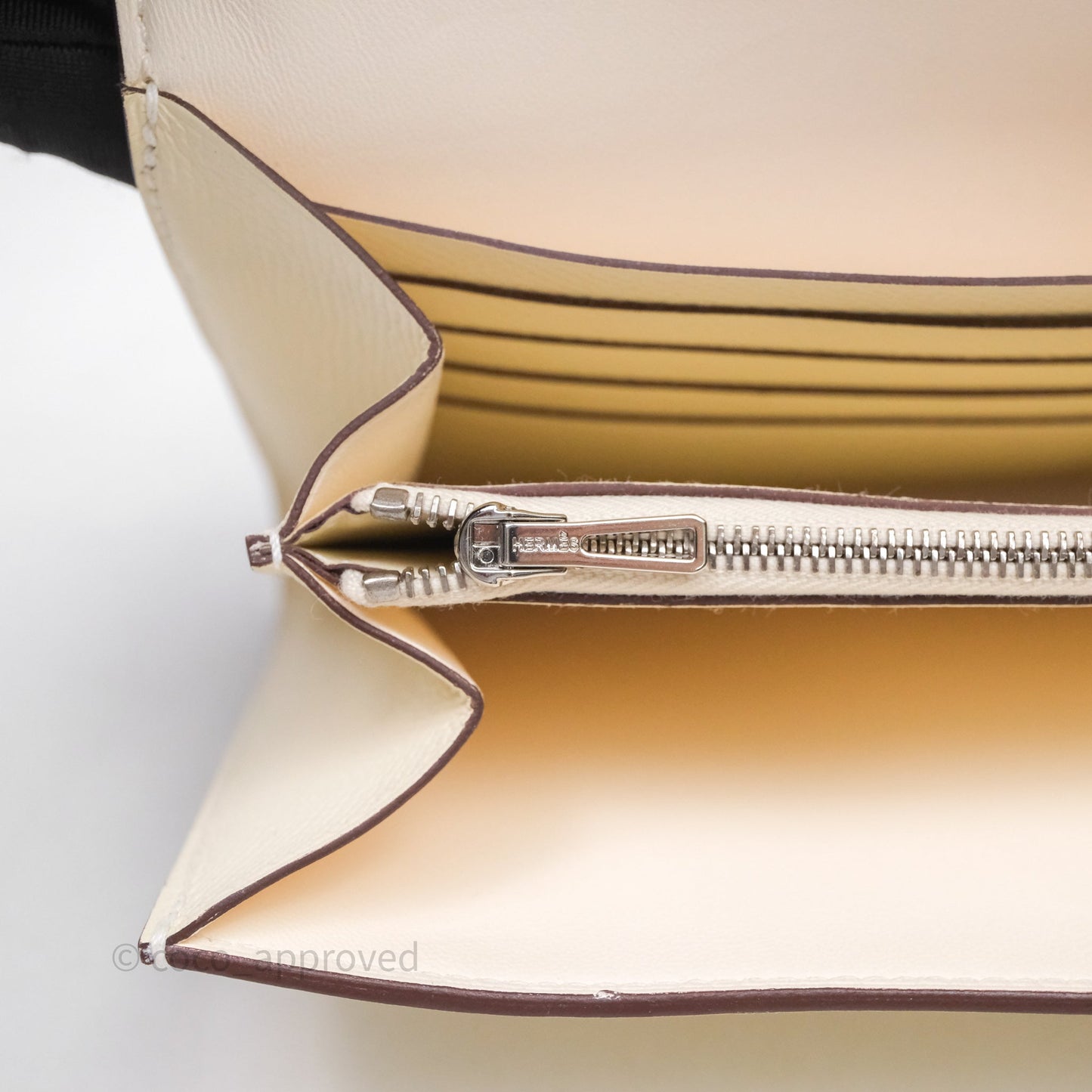 Hermès Constance To Go Wallet Nata I2 Epsom Palladium hardware