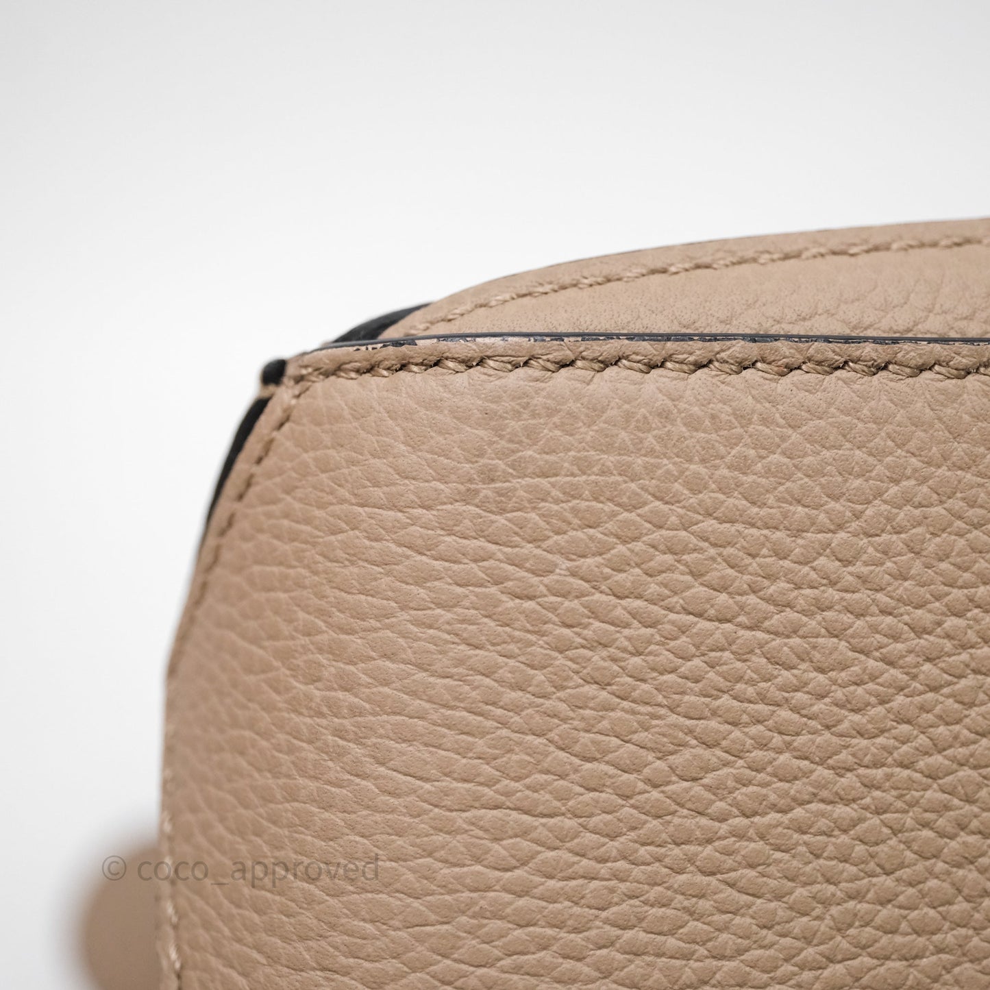 Loewe Small Puzzle Bag Sand Mink Grained Calfskin