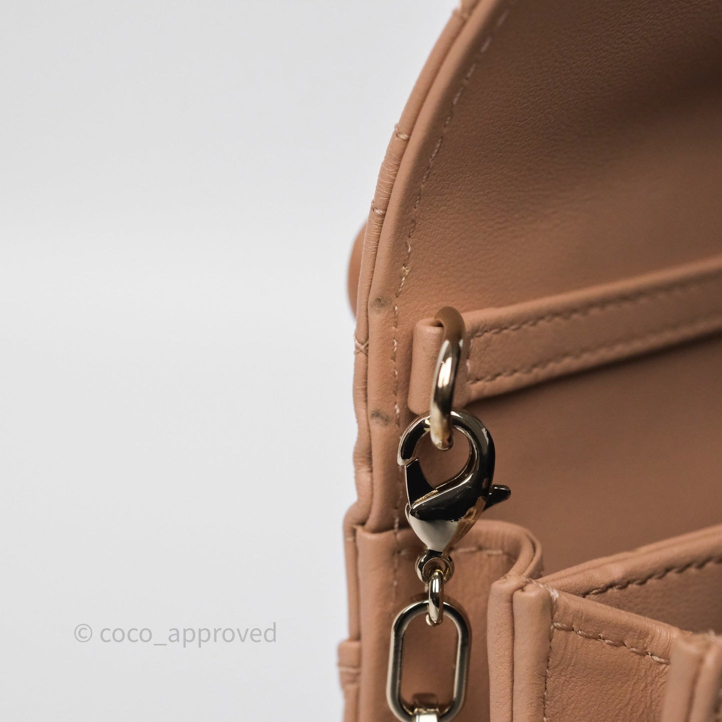 Dior My Dior Mini Bag Rose des Vents Cannage Lambskin